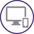 Computer system or tablet icon