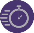 Fast processing icon